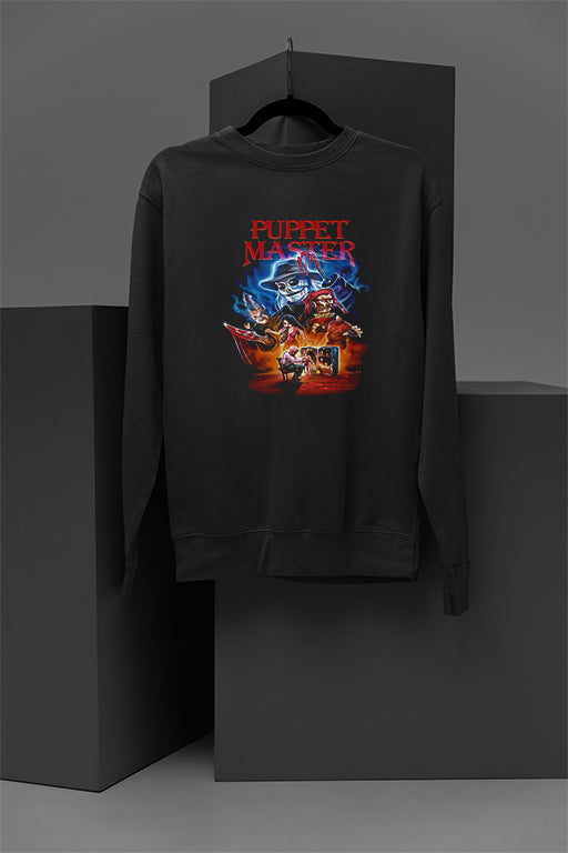 Horror Puppet Master | Spooky Pullover | Creepy Cozy Sweater | Halloween