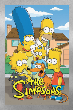 The Simpsons Homer Simpson Premium Gloss Poster | TV Show Fan Art Print | Decor for Pop Culture Nerds