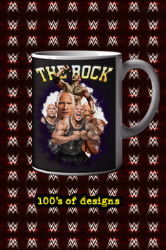 THE ROCK 11oz Mug | Pro Wrestling | Dwayne Johnson | WWE Legend