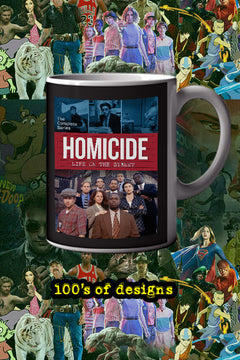 Homicide 11oz Mug | Detective Frank Pembleton | TV Show Memorabilia ~ Homicide Design ~ Peterrieservoir Dogs, Law and Order, True Detective,murder,crime	scene,thriller,detective Showmuertos