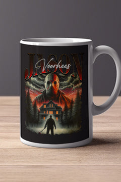 Halloween Jason Voorhees 11oz Mug | Horror Film Poster Design