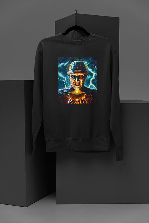 Horror PinHead | Cozy Sweatshirt | Warm Pullover | Halloween