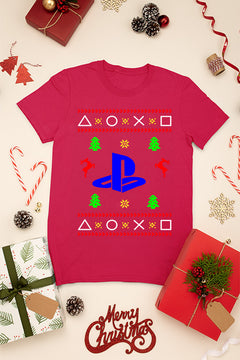 KIDS UGLY: Playstation Logo Christmas Riot | Classic Gaming | Kids Retro Style | Ugly