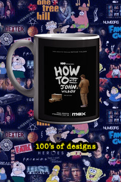 How to with John Wilson 11oz Mug | TV Show Poster Design | Unique Gift | Entertainment | Coffee Cup