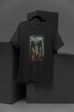 Rhapsody Of Fire Dark Wings of Steel | Band Tee | Epic Fantasy Metal | Symphony of Enchanted Lands Era | Power Metal Tee | Dark Wings of Steel Design | Rhapsody of Fire Inspired Shirt