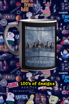 Succession 11oz Mug | TV Show Succession Design | Lead Actor's Name Mug