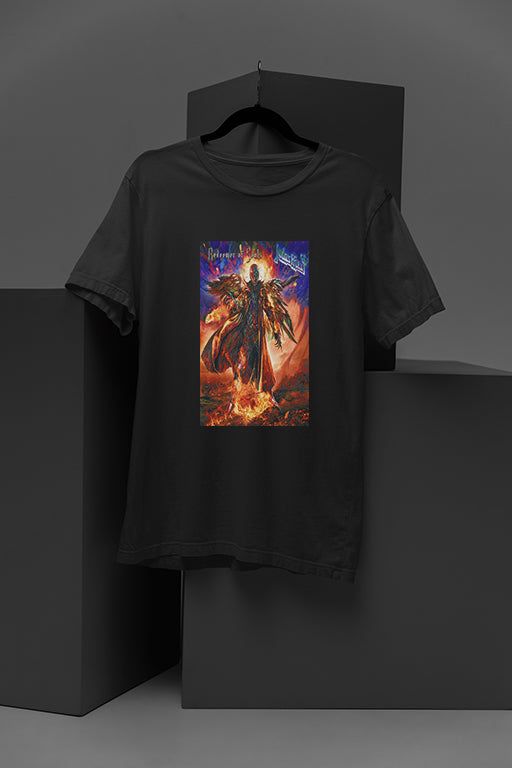Judas Priest Redeemer Of Souls | Retro Metal Band Tee | Vintage-Inspired Judas Priest Merch | Heavy Metal Guitar Shirt | Rock 'n' Roll Fashion | 80s Metal Revival Apparel | Metalhead Gift Idea