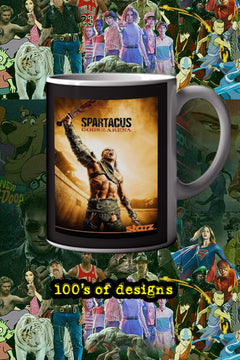 Spartacus 11oz Mug | TV Show Tribute | Poster Design | Action Drama | Spartacus TV Series | Lead Actor's Name