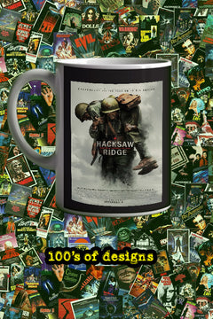 Hacksaw Ridge 11oz Mug Poster Design | Film Memorabilia | Andrew Garfield