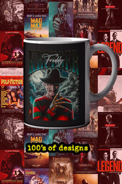 Halloween Freddy Krueger 11oz Mug | Horror Film Fan Gift | Scary Movie Coffee Cup | Nightmare on Elm Street Merchandise