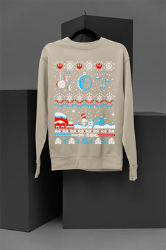 UGLY Galactic Festivities Star Wars Navideño Christmas Sweatshirt | Jedi Holiday Cheer | Sithmas