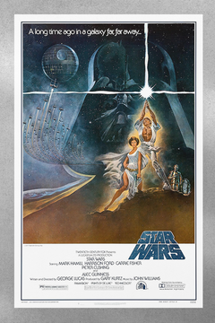 Star Wars A New Hope Poster | Luke Skywalker Wall Art | Film Memorabilia