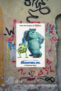 Monsters, Inc Sulley Premium Gloss Poster | Film Monsters, Inc Mike Wazowski Print | Pixar Movie Art Decoration | Kids Room Decor | Film Fan Gift