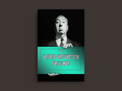 Alfred Hitchcock Presents Canvas Print | Hollywood Legend Anthology Cult Classic TV Show | Vintage Retro Home Decor | Actor's Name Canvas Wall Art