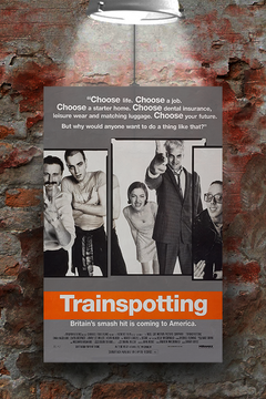 Trainspotting Ewan McGregor Premium Gloss Poster | Film Memorabilia | Danny Boyle | Cult Classic Design | Vintage Movie Art | Unique Wall Decor | Must-See British Cinema