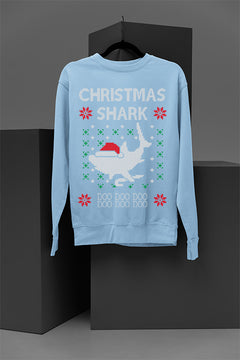 UGLY Christmas Shark: Jaws of Festive Fun | Killer Claus Collection | Holiday Havoc Sweat