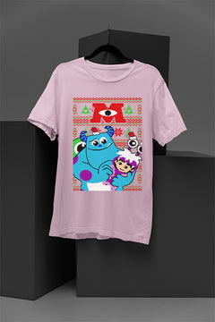 UGLY Limited Edition Monster Inc Christmas Shirt | Monster Inc Christmas Ugly Sweater Design | Retro Monster