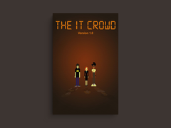 "The IT Crowd Canvas Print | Richard Ayoade | TV Show Merchandise Art"