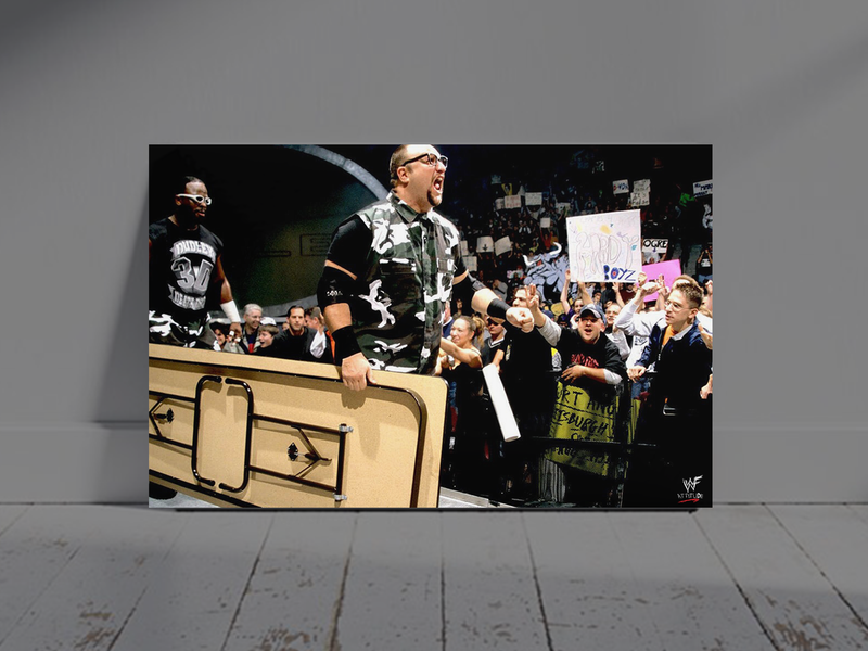 WWE Attitude Era Dudley Boys Tables Poster | Wrestling Legends Print