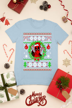 KIDS UGLY Deadpool Holiday Havoc T-Shirt | Merc with a Mouth | Retro Cool Kids