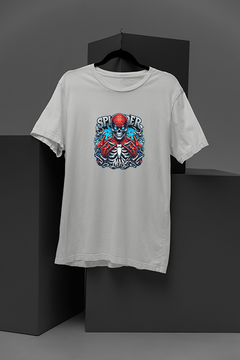 "Marvel-inspired | Spectacular Spiderman Skull Suit T-shirt | Graphic Tee for Superhero Fans"