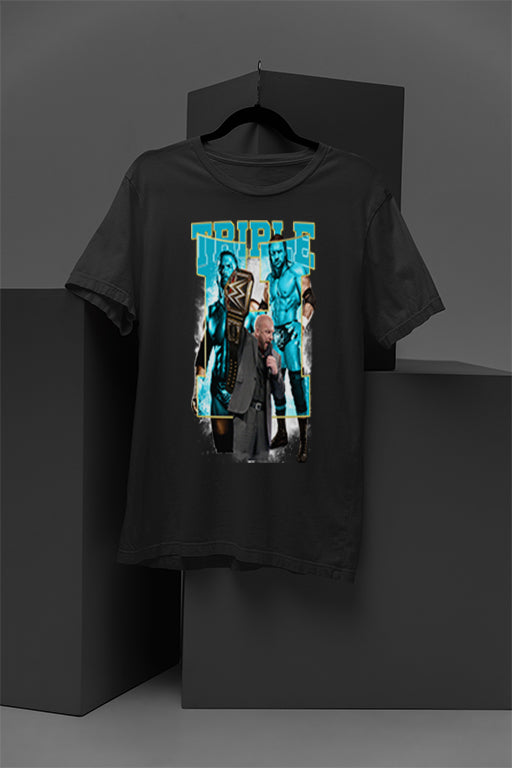 Triple H WWE Vintage Attitude Era Tee | The Game Wrestling Legend Shirt