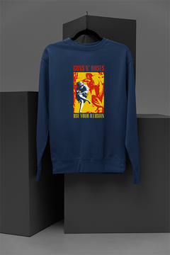 Guns N' Roses Use Your Illusion | Vintage Band Sweatshirt | 90s Rock Apparel | Axl Rose Inspired Design | Retro Grunge Clothing | Slash Guitar Legend | Music Fan Merchandise | Rock Band Fanwear.