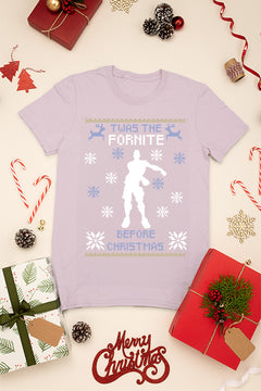 KIDS UGLY "Twas The Fortnite Before Christmas Dance Pose" | Kids T-Shirt
