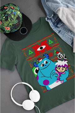 KIDS UGLY Monster Inc Christmas: Festive Festivities | Kids Christmas Ugly Design |
