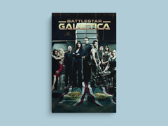 Battlestar Galactica Canvas Print | Sci-fi TV Show Design | Adama Wall Decor