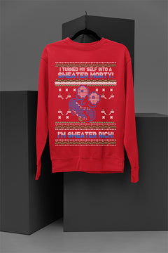 UGLY Dimensional Rick Christmas Sweatshirt | Rick and Morty | Portal Adventures | Interdimensional