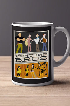 The Venture Bros 11oz Mug featuring Hank and Dean Venture | TV Show Design