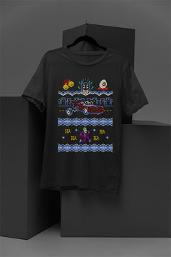 UGLY "Gotham Holiday Mashup" Batman | The Joker | Bat Mobile Christmas Tee