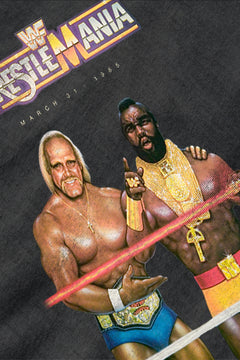 Wrestelamania 1 WWE T-shirt | Retro Wrestling Champion Apparel | 1980s