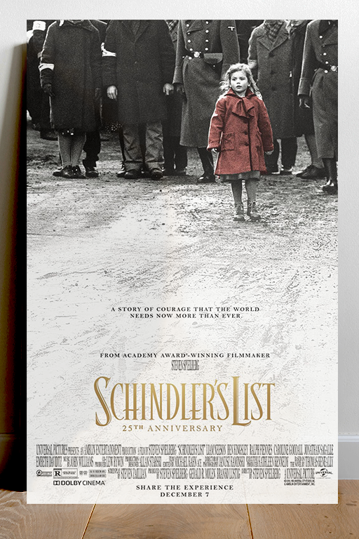 Schindler's List Liam Neeson Premium Gloss Poster | Film Memorabilia | Movie Collectible | Vintage Cinema Art Print