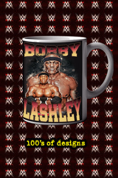 Bobby Lashley 11oz Mug | Pro Wrestling Image Featuring Bobby Lashley