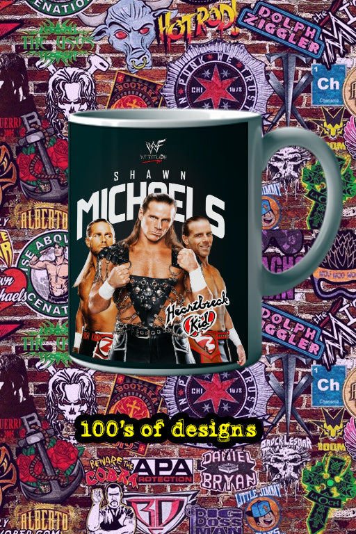 SHAWN MICHAELS 11oz Mug Pro Wrestling | WWE Legend | Gift for Wrestling Fans