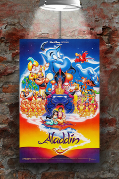 Aladdin Will Smith Premium Gloss Poster | Film Merchandise | Genie Design