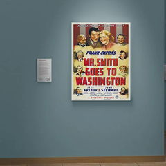 Mr. Smith Goes to Washington Canvas Print | Classic Film Design | James Stewart Art Print