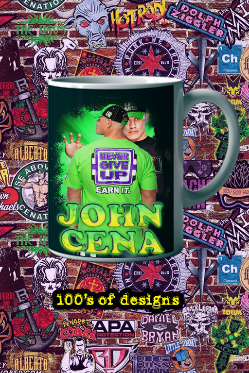 JOHN CENA 11oz Mug | Pro Wrestling Superstar JOHN CENA Image Mug