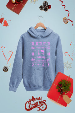 Hello Kitty Retro Christmas | Cute Kittens | Kids Festive Hoodie