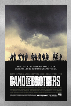 Band of Brothers Tom Hanks | Premium Gloss Poster | TV Show Poster Design