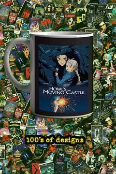 Howl's Moving Castle 11oz Mug | Film Memorabilia Design | Lead Actor's Name