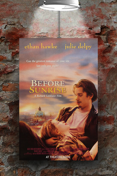 Before Sunrise Ethan Hawke Julie Delpy Poster | Film Movie Design Art Print