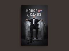 House of Cards Canvas Print | Frank Underwood Wall Art | TV Show Fan Decor | Kevin Spacey Poster