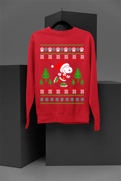 UGLY Vintage Snoopy Christmas Sweatshirt | Retro Peanuts Holiday Pullover | Classic Snoopy Era