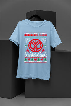 UGLY Spiderman SpiderChristmas | Festive Marvel Christmas Tee | Retro Spiderman Xmas Shirt |