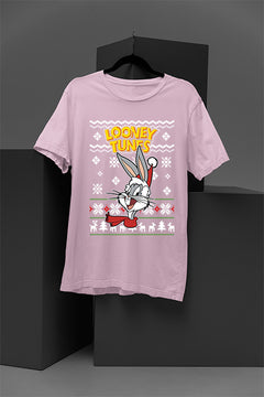 UGLY Retro Bugs Bunny Christmas T-Shirt | Looney Tunes Graphic Tee | Vintage Looney T