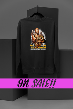 The Rock WWE Sweatshirt | Attitude Era Icon | Dwayne Johnson Fanwear | Wrestling Legend Apparel