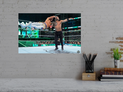 Wrestlemania 40 Premium Gloss Poster | Cody Rhodes And Roman Reigns Cody Cutter | Wrestlemania 40 Design for Fans | Wrestlemania 40 Poster for Wrestling Enthusiasts